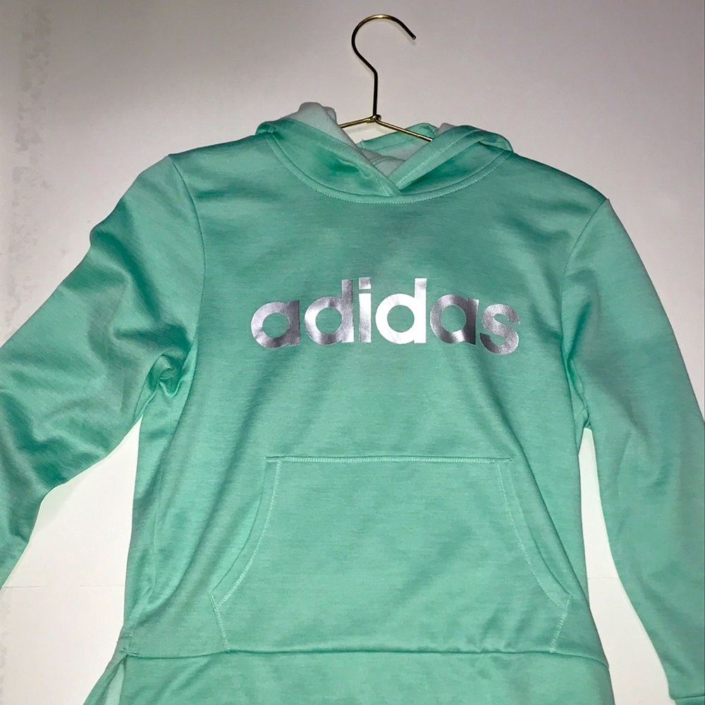 Teal Adidas sweatshirt